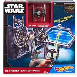 Star Wars Hot Wheels Tie Fighter Blast Action Toy
